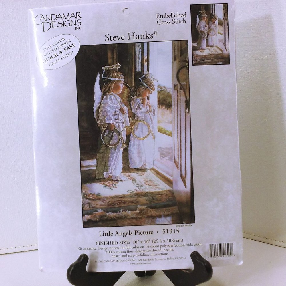 Candamar Designs Needlework Cross Stitch Kit #51315 Little Angels Sealed NIP NOS